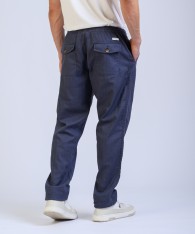 Pantalon Lino Herringbone