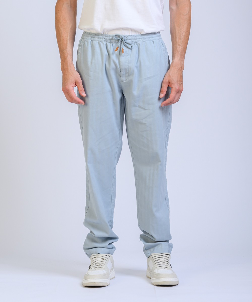 Pantalon Lino Herringbone