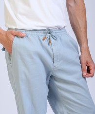 Pantalon Lino Herringbone