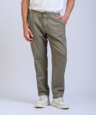 Pantalon Lino Herringbone