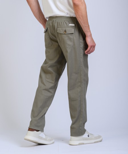 Pantalon Lino Herringbone 2