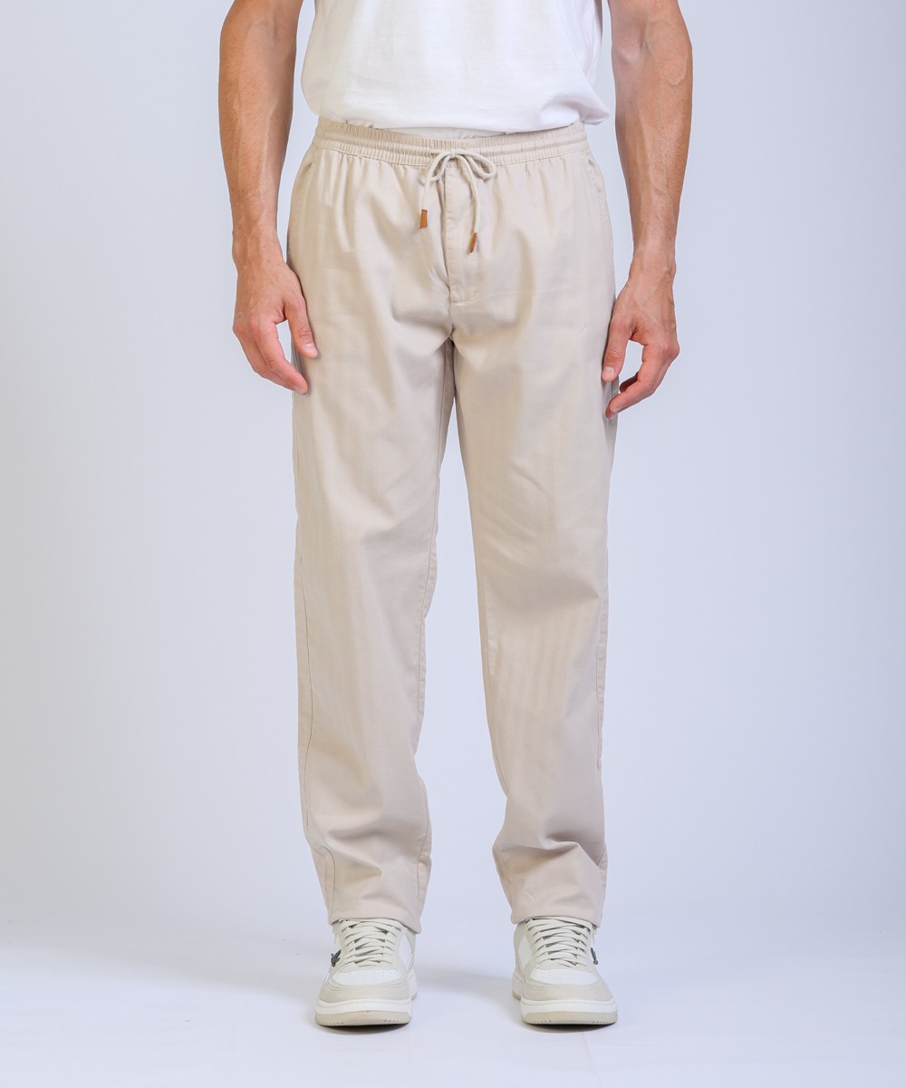 Pantalon Lino Herringbone