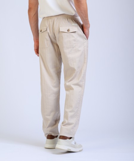 Pantalon Lino Herringbone 2