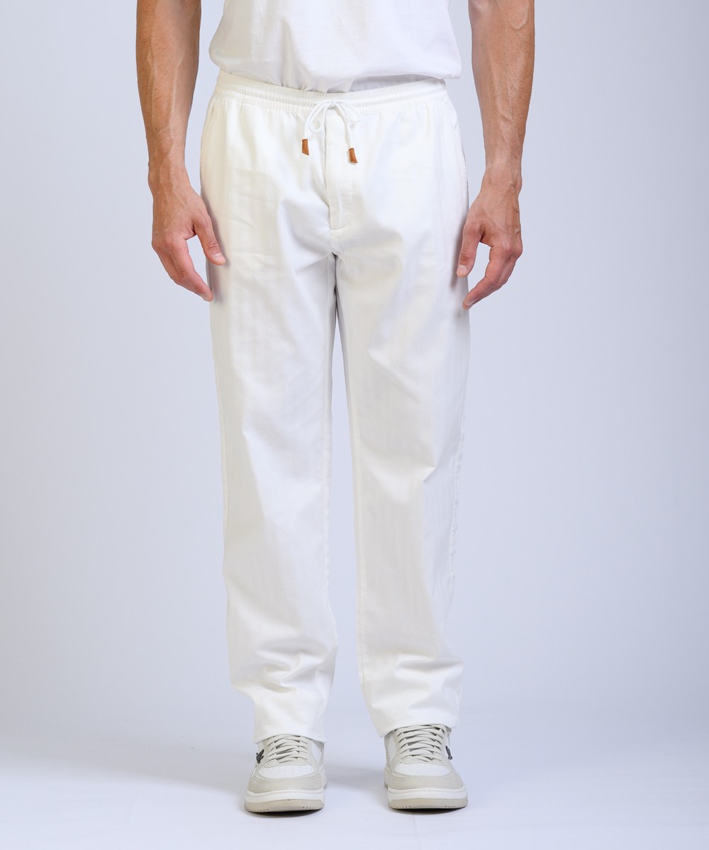Pantalon Lino Herringbone