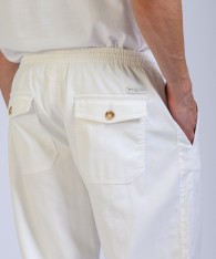 Pantalon Lino Herringbone