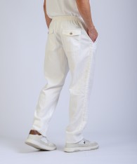 Pantalon Lino Herringbone