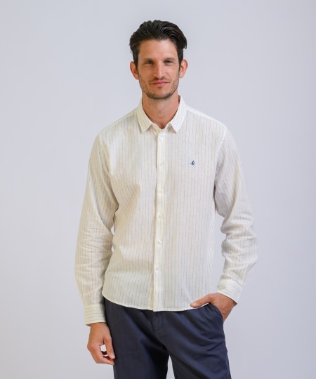 Camisa Lino Stripes