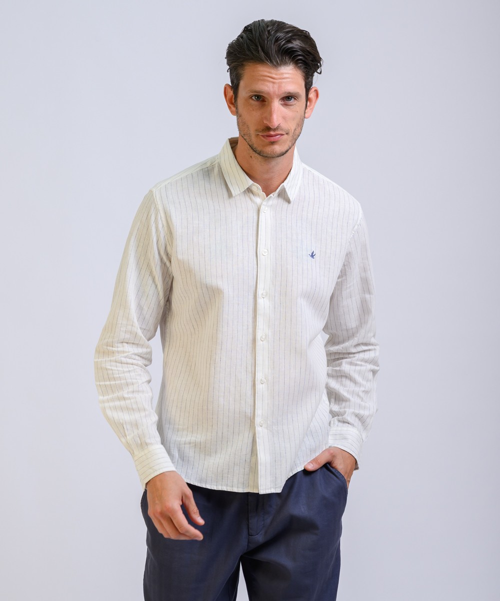 Camisa Lino Stripes