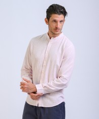 Camisa Mao Stripes Lino