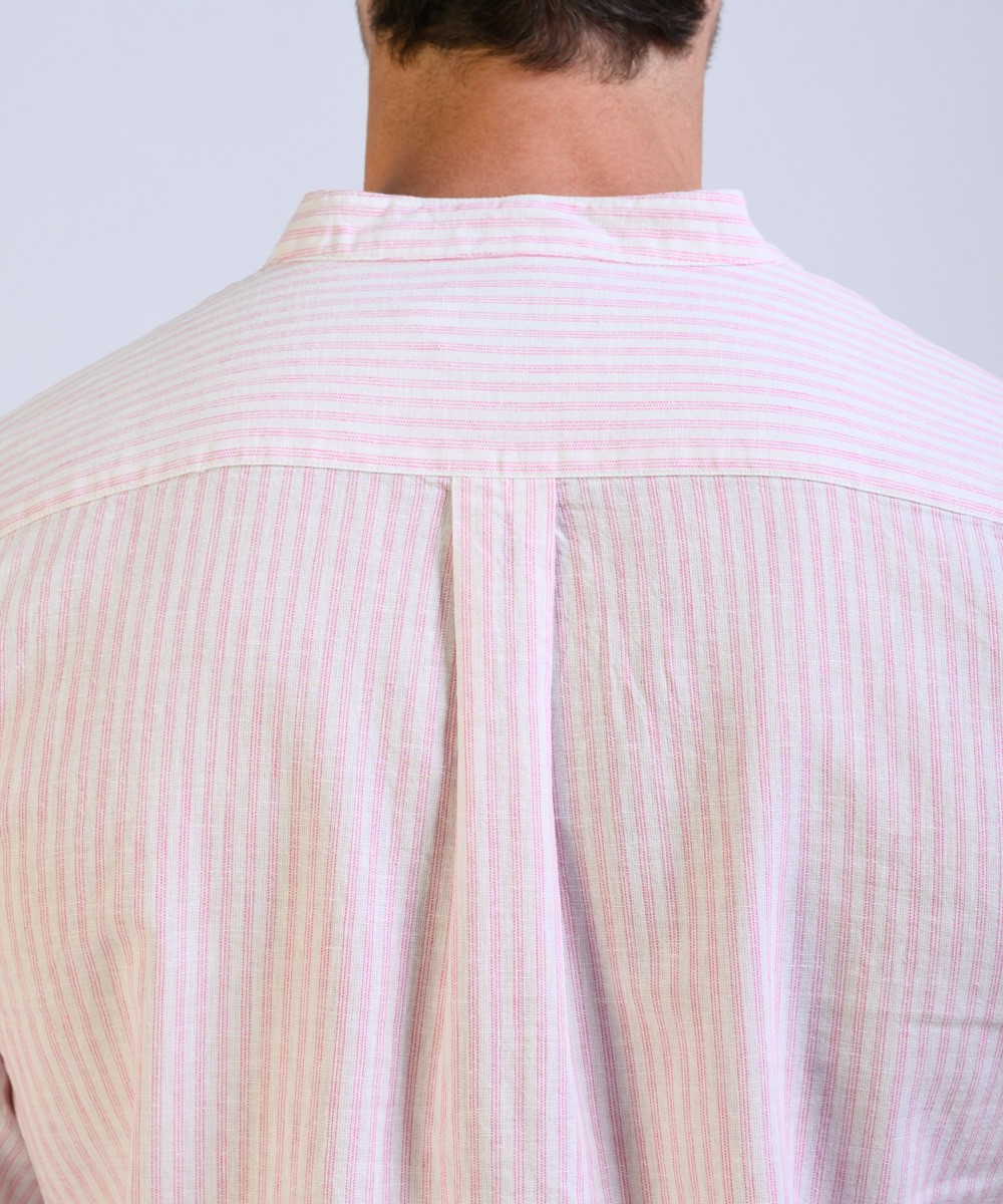 Camisa Mao Stripes Lino