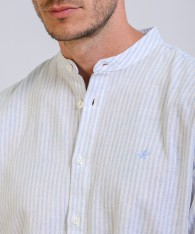 Camisa Mao Stripes Lino