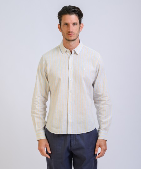 Camisa Lino Stripes