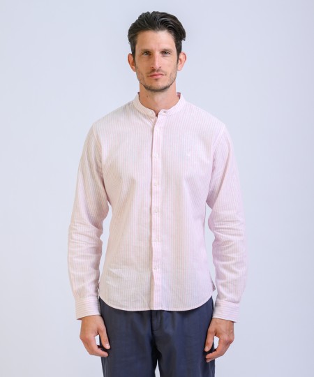 Camisa Mao Stripes Lino