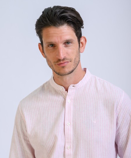Camisa Mao Stripes Lino 2