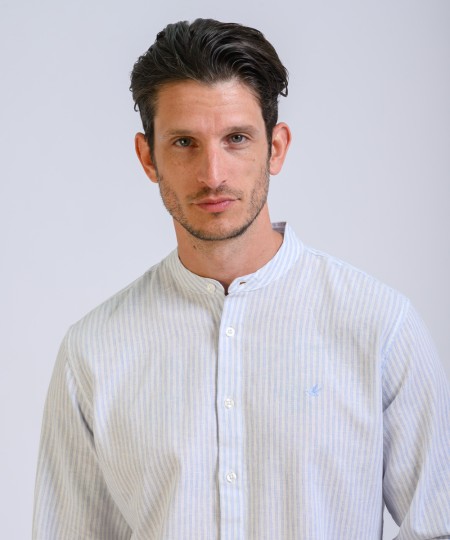 Camisa Mao Stripes Lino 2