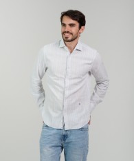 Camisa Milano Lino Striped