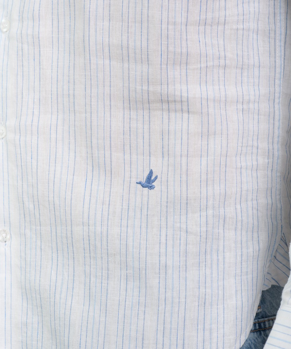 Camisa Milano Lino Striped