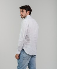 Camisa Milano Lino Striped
