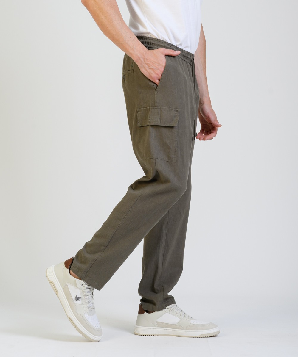 Pantalon Lino Reese Cargo