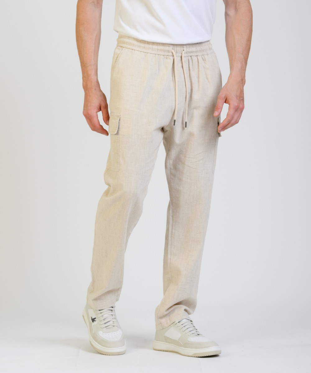 Pantalon Lino Reese Cargo