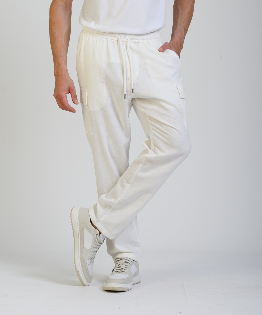 Pantalon Lino Reese Cargo