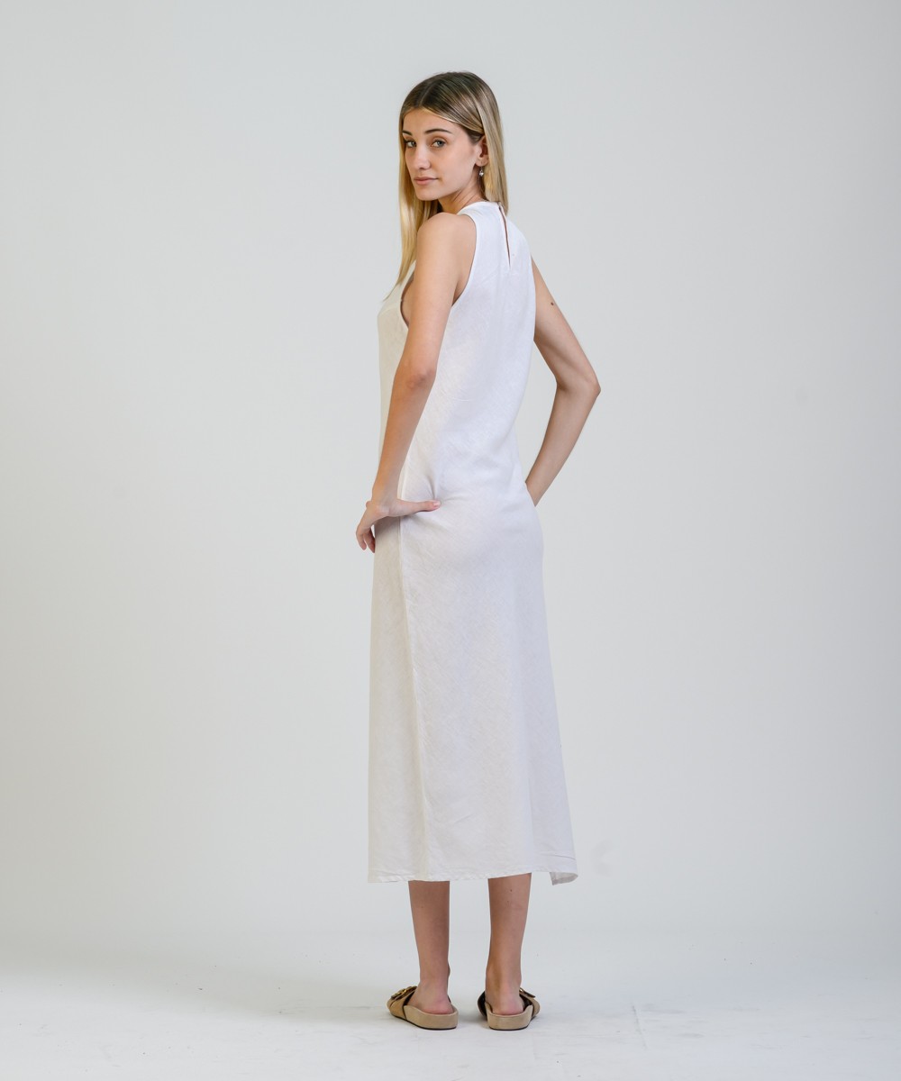 Vestido Lino Scarlett