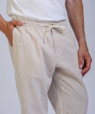 Pantalon Lino Stripes