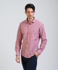 Camisa Milano Stripe Lino
