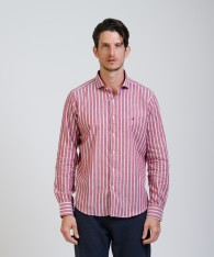 Camisa Milano Stripe Lino