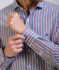 Camisa Milano Stripe Lino