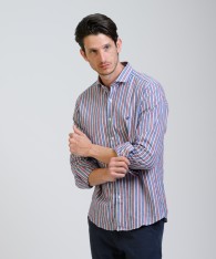 Camisa Milano Stripe Lino