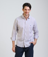 Camisa Milano Stripe Lino