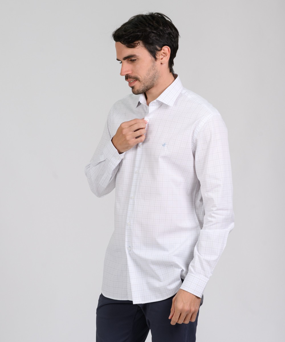 Camisa Milano Checks Slim Fit