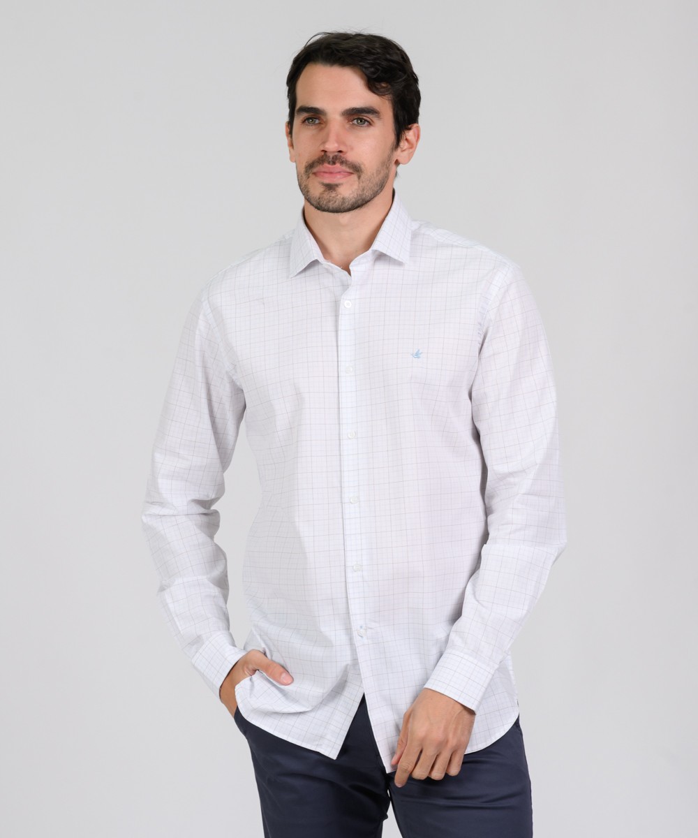 Camisa Milano Checks Slim Fit