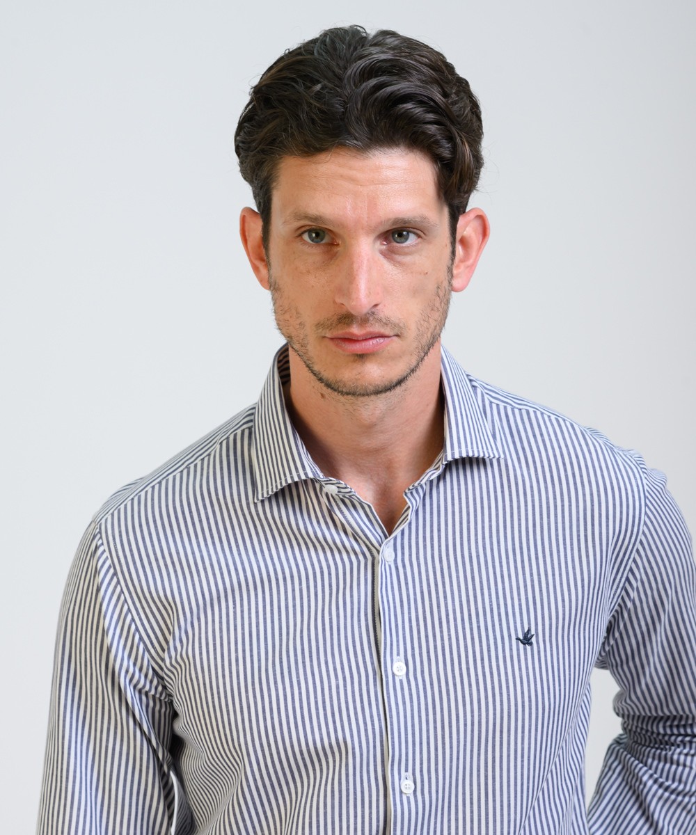 Camisa Milano Stripes Slim Fit