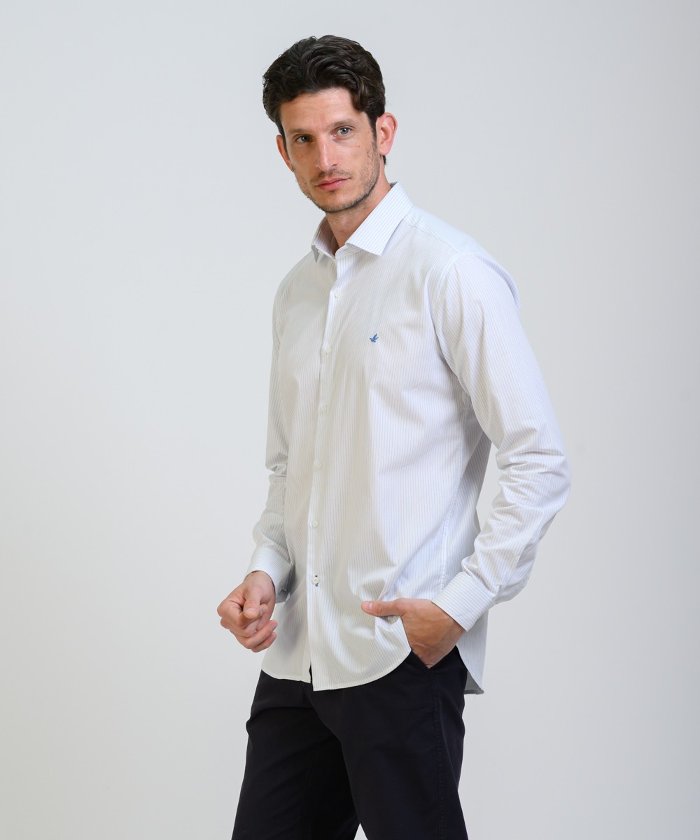 Camisa Milano Stripes Slim Fit