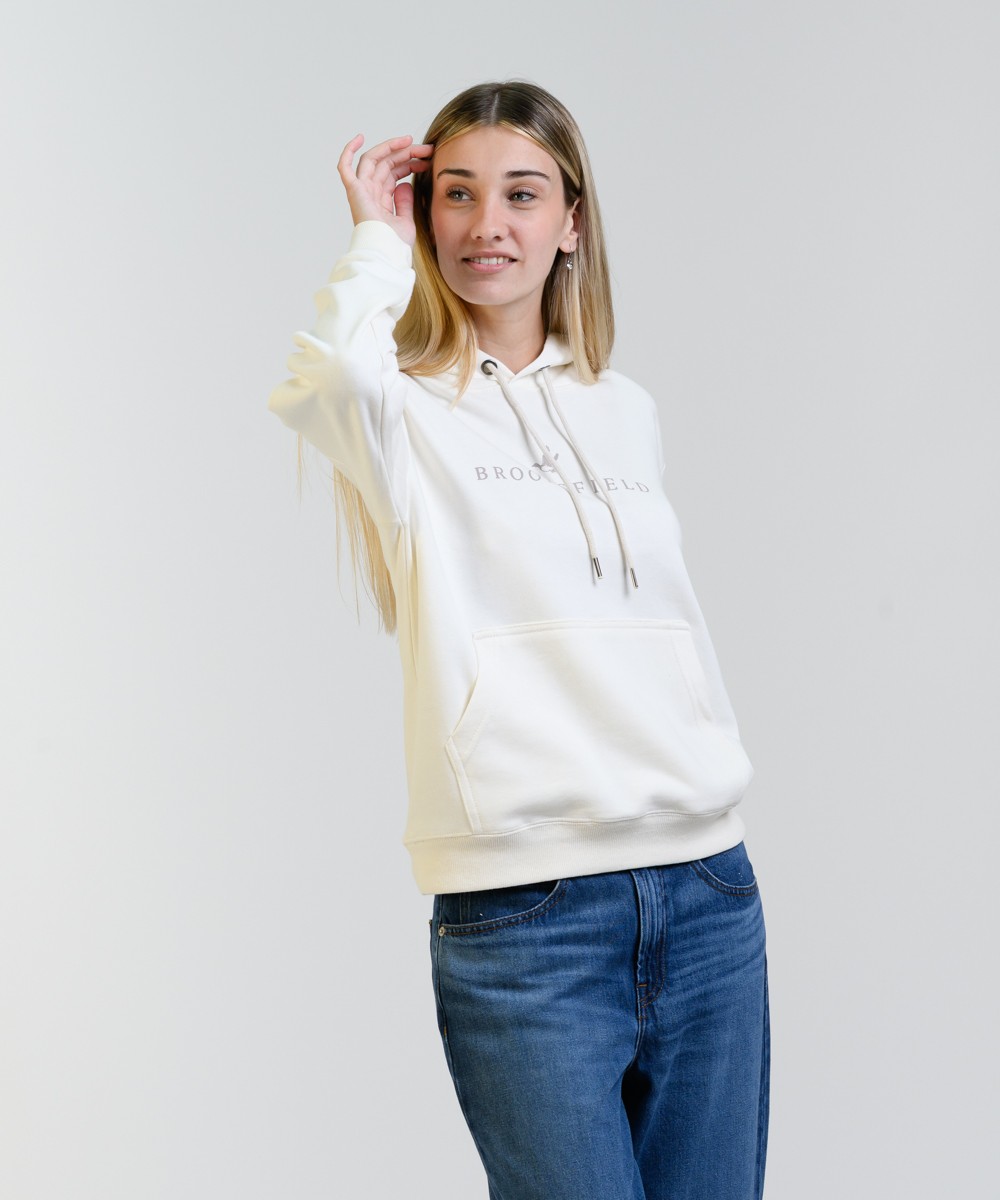 Buzo Hoodie Logo Print