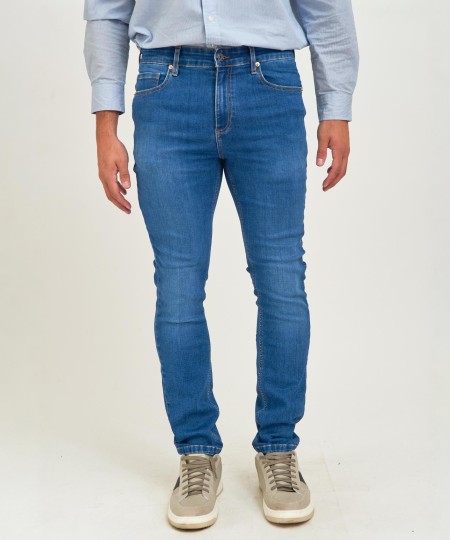 Jean Xtraslim Mid Blue