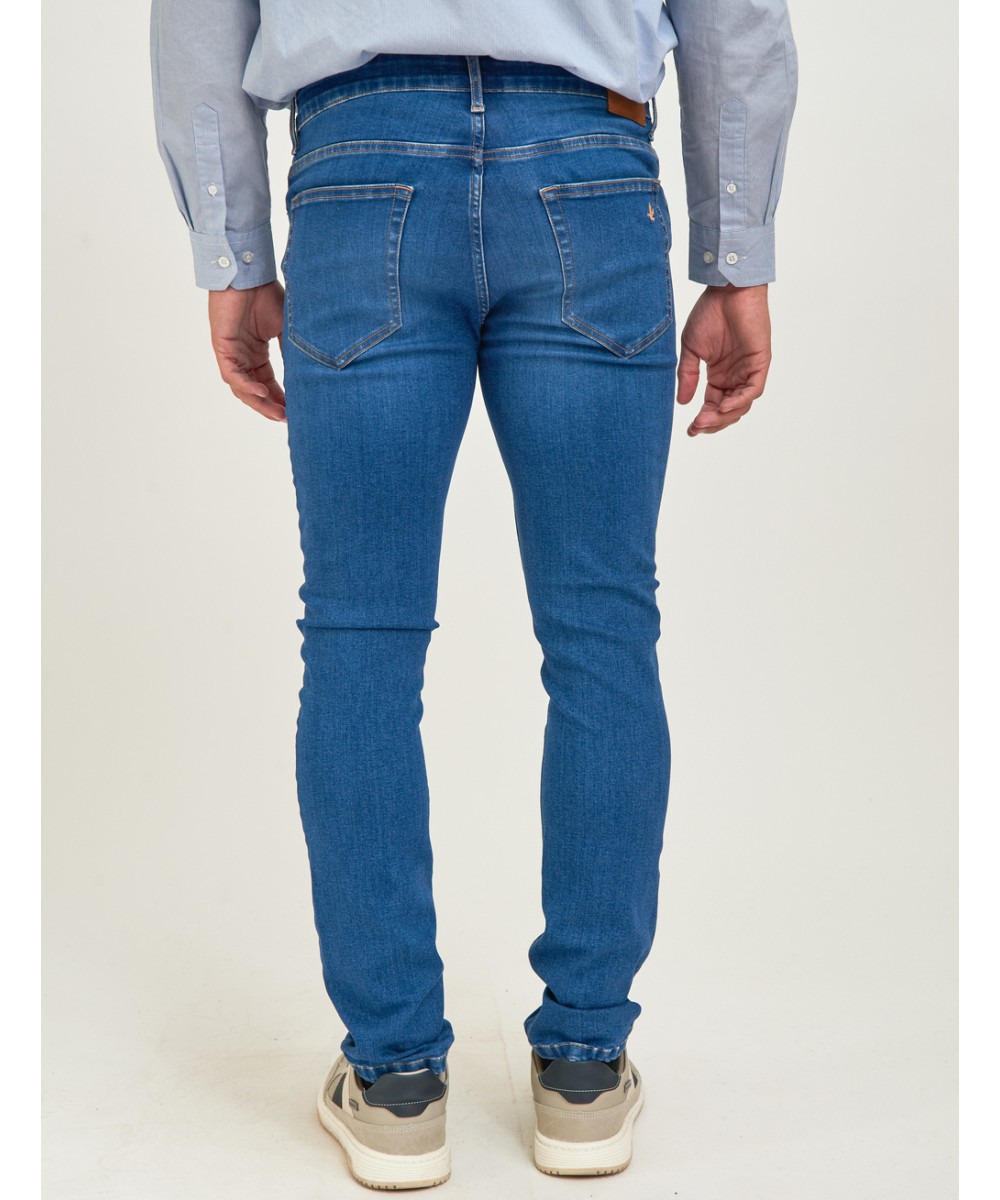 Jean Xtraslim Mid Blue