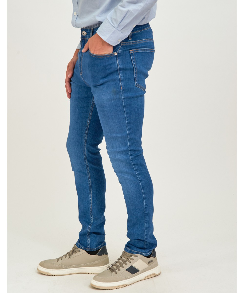 Jean Xtraslim Mid Blue