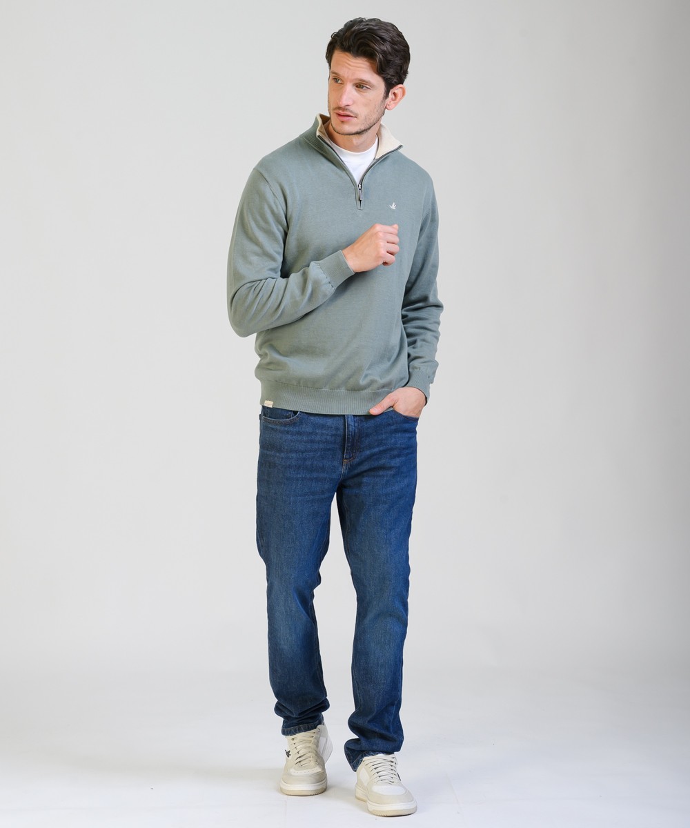 Sweater Half Zipper Milan