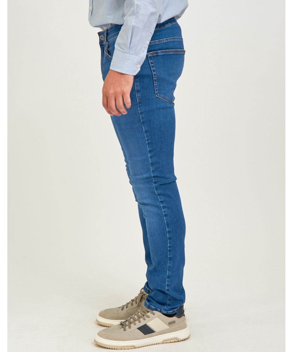 Jean Xtraslim Mid Blue